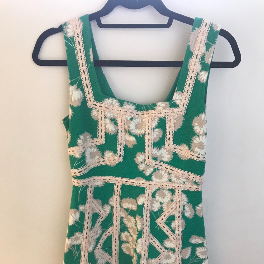 Maeve Anthropologie Embroidered Floral Dress Size4